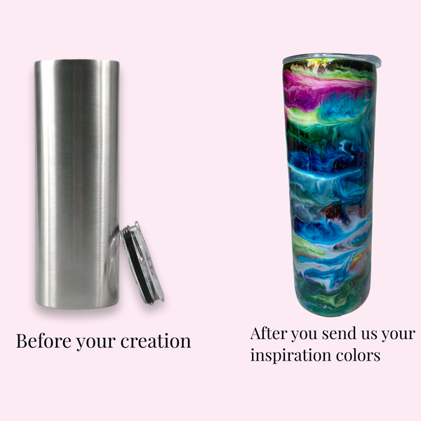 CREATE YOUR ALCOHOL INK TUMBLER - Deguthi Creations