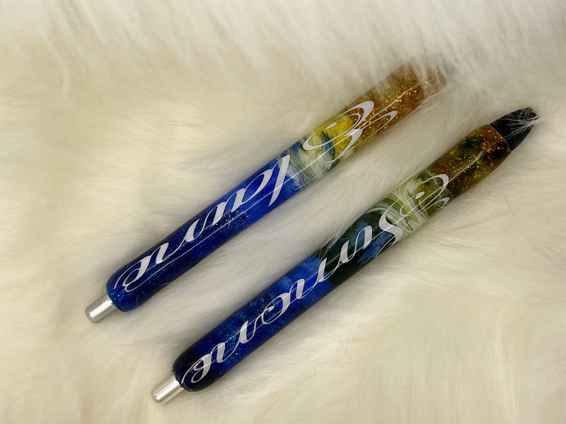 Handmade Custom Glitter Pens - Deguthi Creations