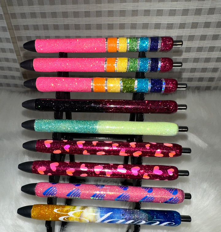 Handmade Custom Glitter Pens - Deguthi Creations