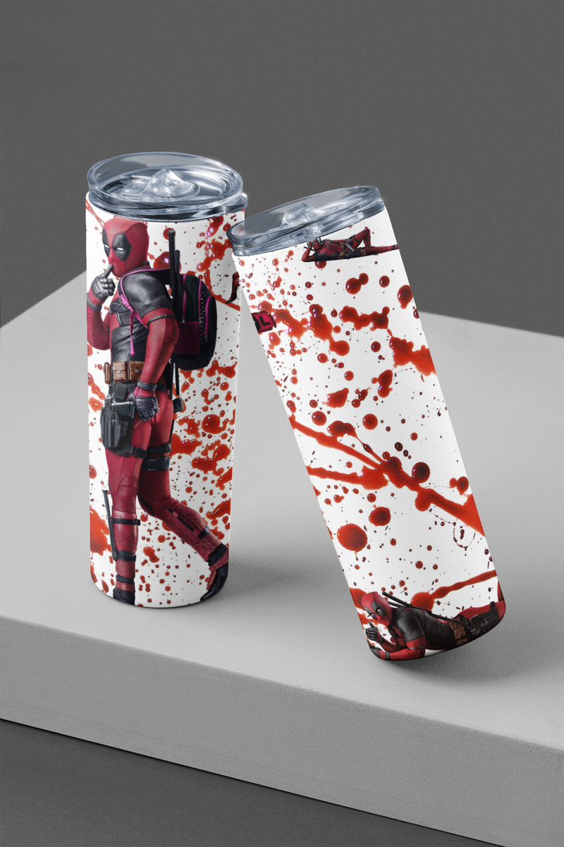 Deadpool Stainless Steel insulated Tumbler - Deguthi Creations